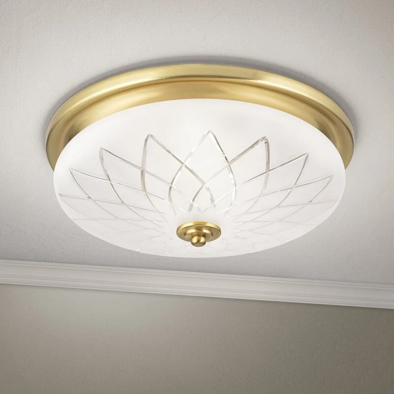 B-Ware ORION Deckenleuchte Porto Deckenlampe Ø 37 cm Glas bronze Stahl E27