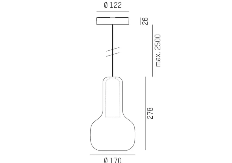 B-Ware Molto Luce Lampenschirm Glas Ersatzschirm Iris Corpa S Glas Champagner Ø 17 cm