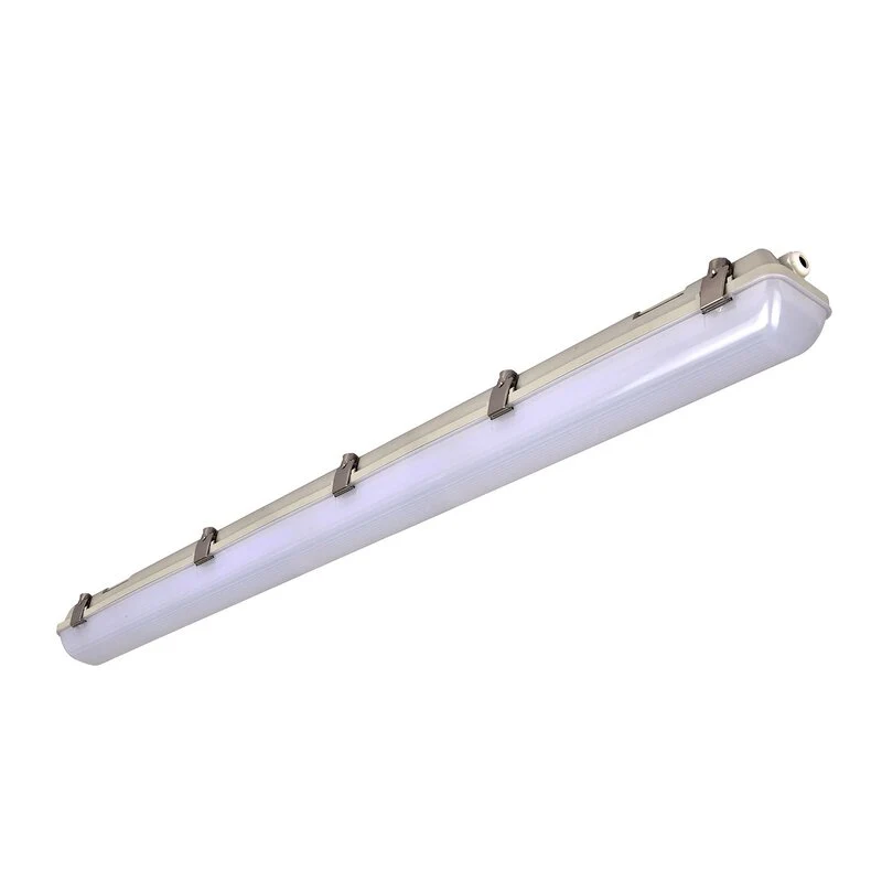 B-Ware G & L LED-Feuchtraumleuchte Deckenleuchte Hallenleuchte grau 126 cm 40 W IP65