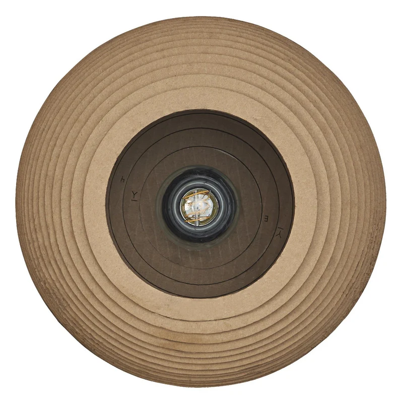 B-Ware OSRAM Deckenleuchte Lampe BALL braun Ø 26 cm Wellpappe E27