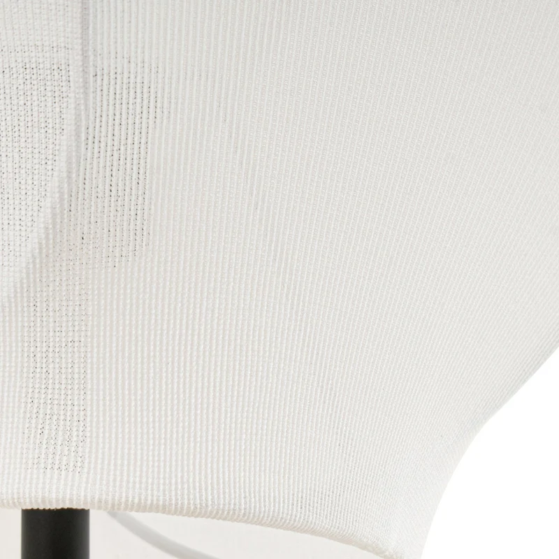 B-Ware Lucande Stehleuchte Stehlampe Tovina Textil weiß Höhe 165 cm Wohnzimmerlampe