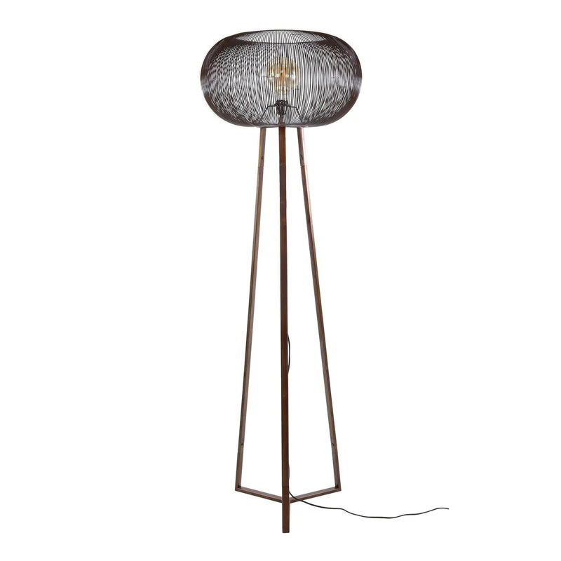 B-Ware Zijlstra Copper Twist Stehlampe Leuchte Lampe schwarz kupfer Metall 170cm