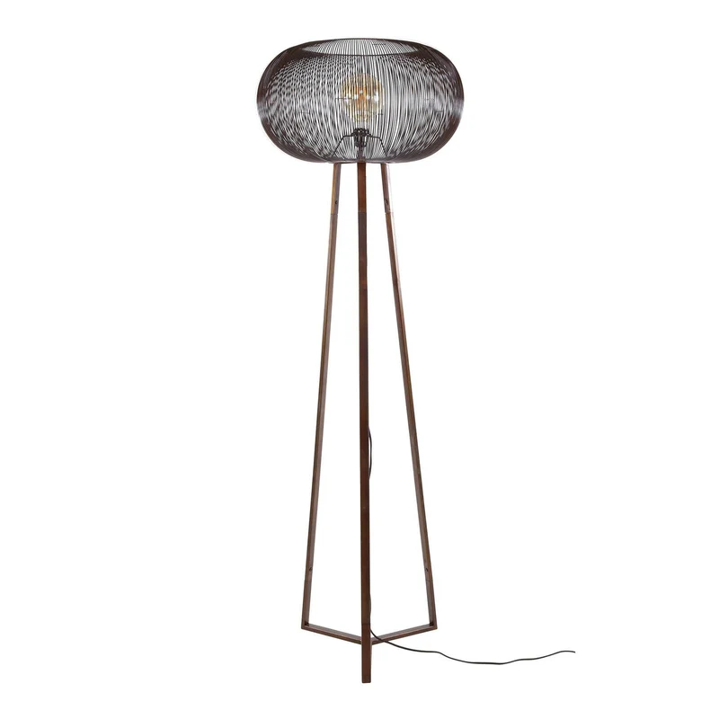 B-Ware Zijlstra Copper Twist Stehlampe Leuchte Lampe schwarz kupfer Metall 170cm