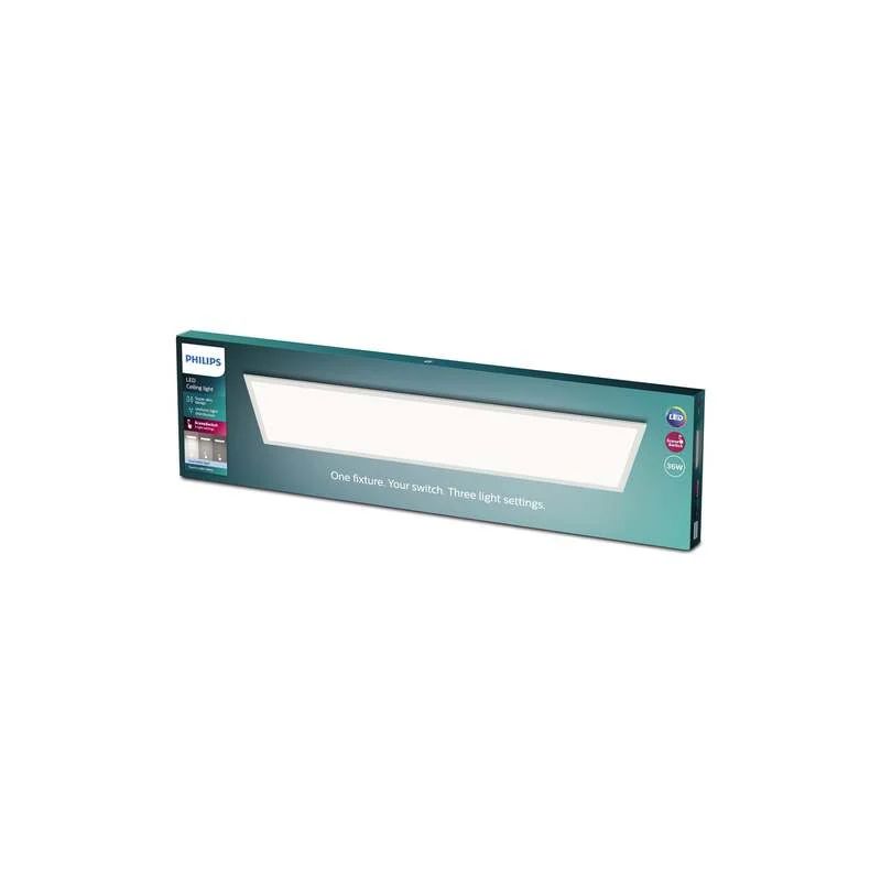 B-Ware Philips Touch LED-Panel Leuchte Licht 120x30cm Deckenleuchte 4000K weiß