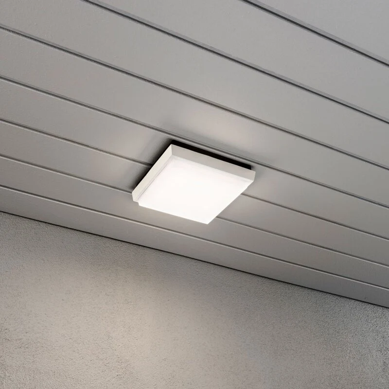 B-Ware Außenwandleuchte Wandlampe Konstsmide LED Cesena weiß matt Aluminium Kunststoff