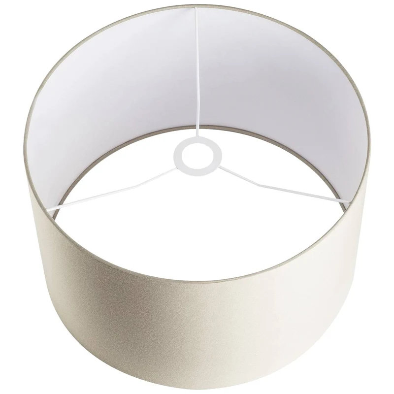 B-Ware SLV FENDA Leuchtenschirm Lampenschirm rund beige 455 mm 280 mm Schirm