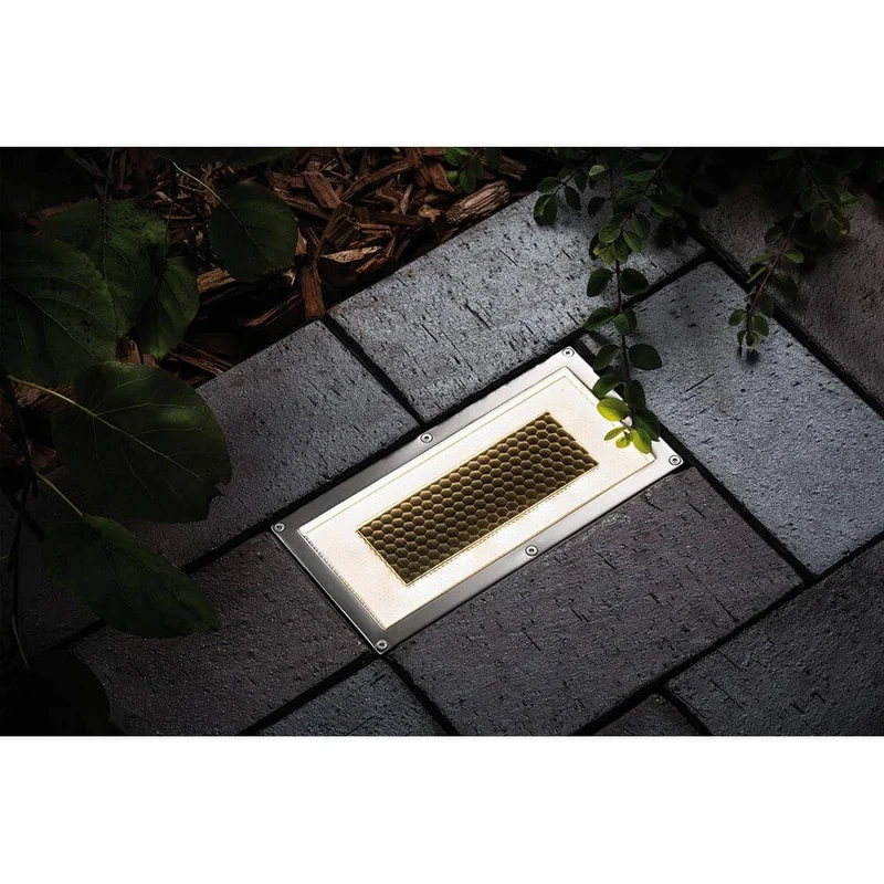 LED Solar Bodeeinbaulampe Box IP67 Edelstahl