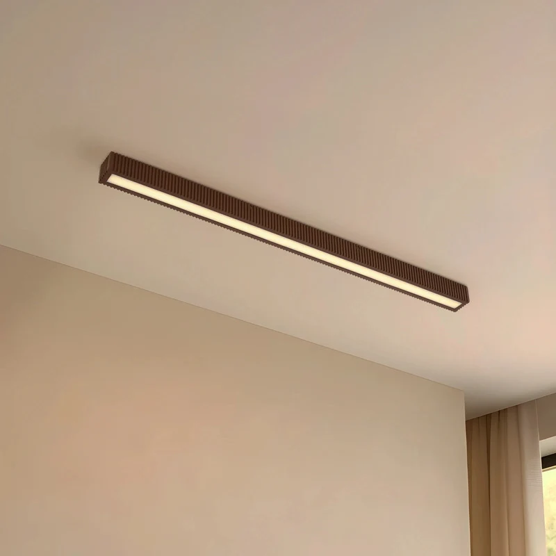 B-Ware Lucande Deckenleuchte Lampe LED Eiche schwarz dimmbar Holz Emara