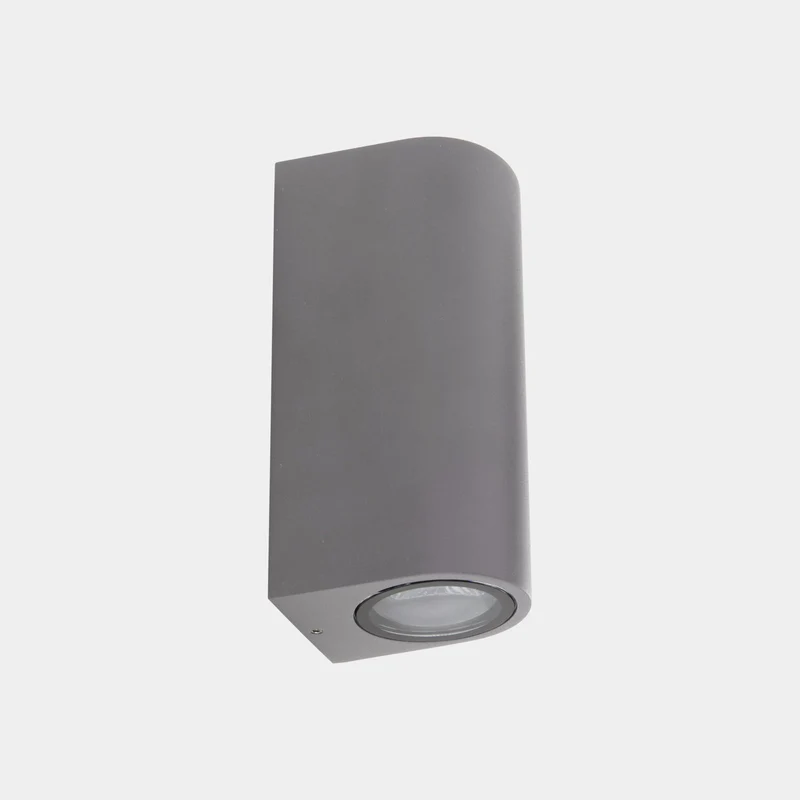 B-Ware LEDS-C4 Außenwandlampe Leuchte Eko Double grau Hauptbeleuchtung Breite 7 cm Alu