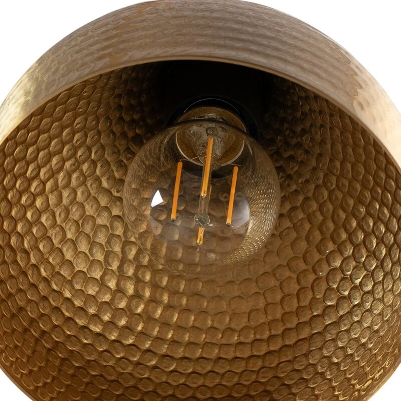 B-Ware Opviq Hängeleuchte Pendelleuchte Tattoo 6214 goldfarben Metall 3-flammig linear