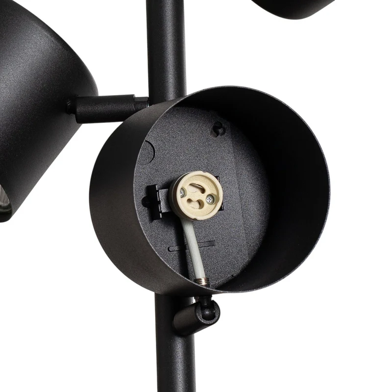 B-Ware ALDEX 1047E Pendelleuchte Hängelampe Leuchte schwarz 3-flammig Metall dimmbar