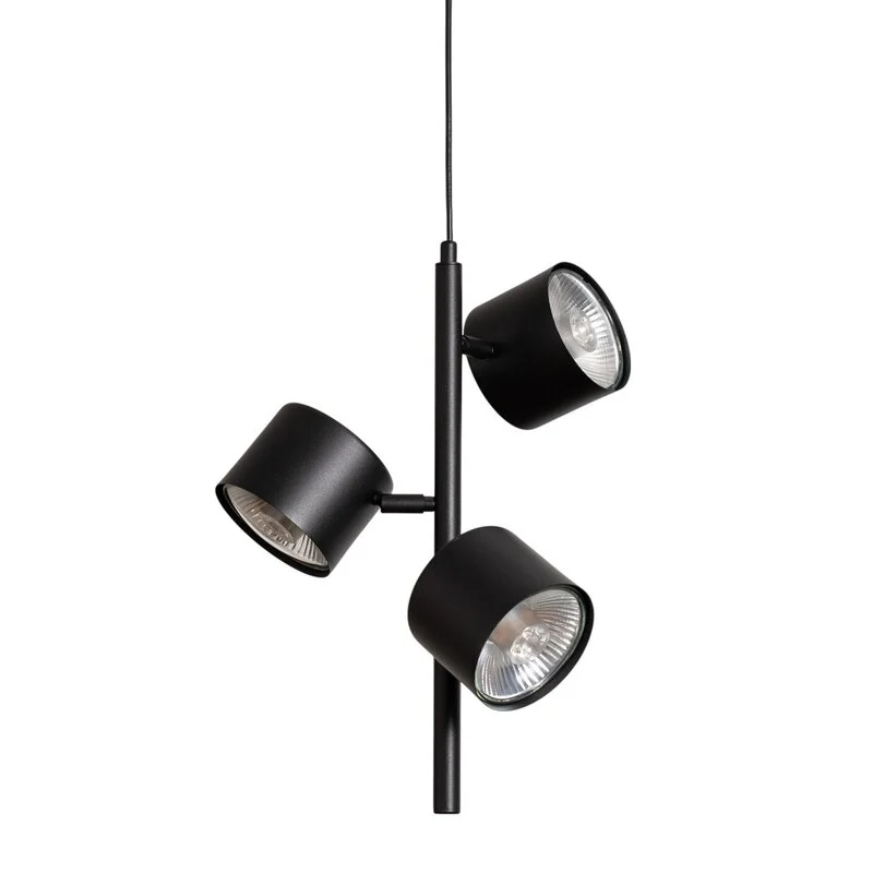 B-Ware ALDEX 1047E Pendelleuchte Hängelampe Leuchte schwarz 3-flammig Metall dimmbar