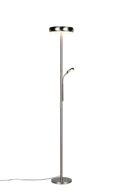 B-Ware Reality R45741107 Palermo LED Stehleuchte 5W ⌀28cm dimmbar Nickel Matt CCT einst