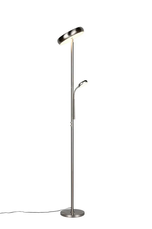 B-Ware Reality R45741107 Palermo LED Stehleuchte 5W ⌀28cm dimmbar Nickel Matt CCT einst