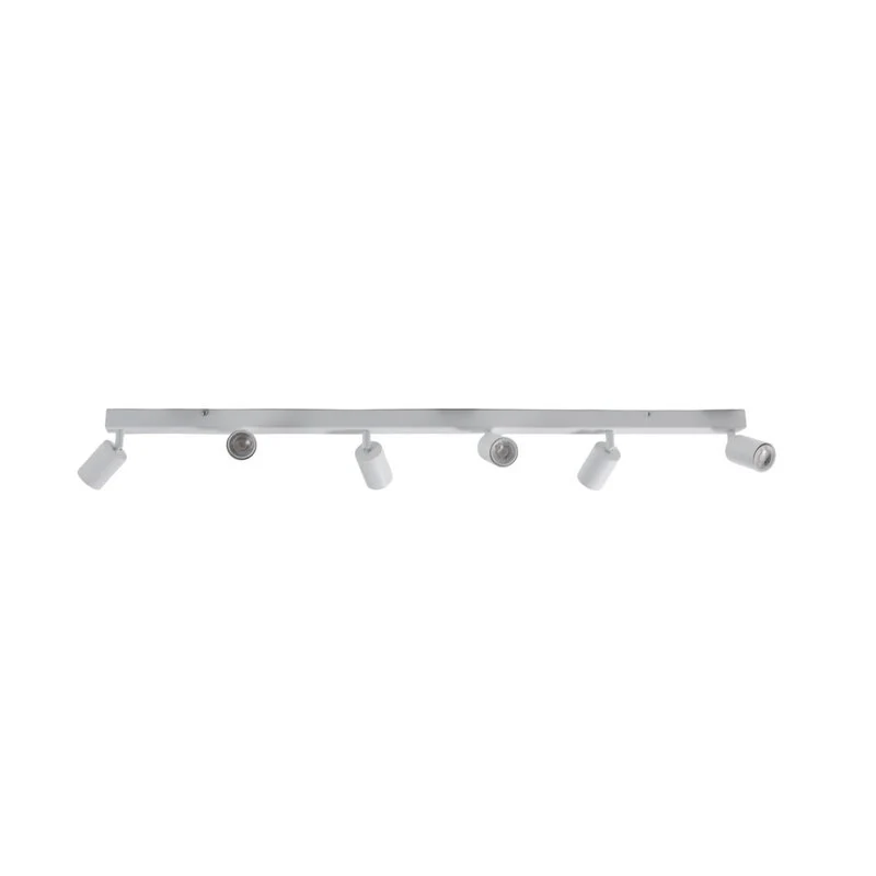 B-Ware TK Lighting Deckenstrahler Top Strahler Lampe weiß 127 cm 6flg Metall GU10