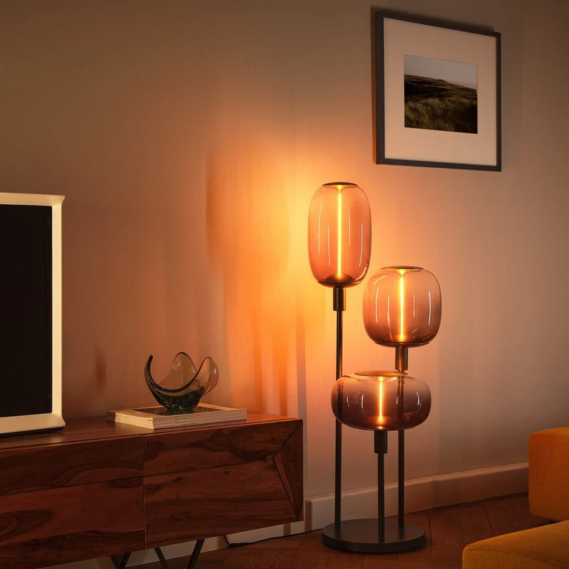B-Ware OSRAM Stehlampe Standlicht DECOR STICK dunkelgrau Höhe 78 cm 3 x E2754
