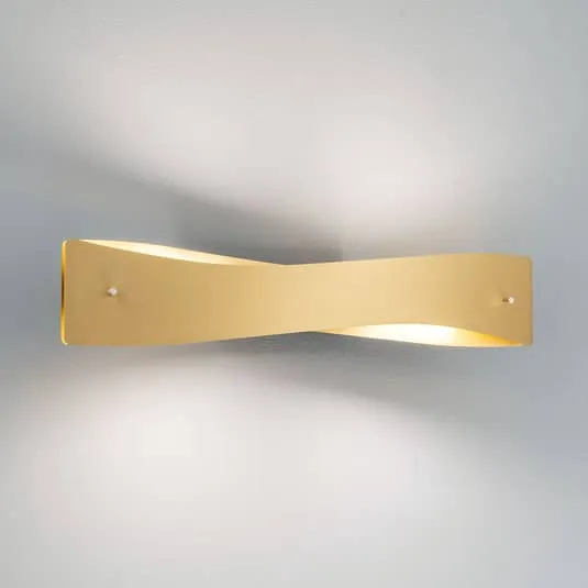 B-Ware Quitani Wandleuchte Wandlampe LED messing matt schwarz matt Lian höhenverstellba