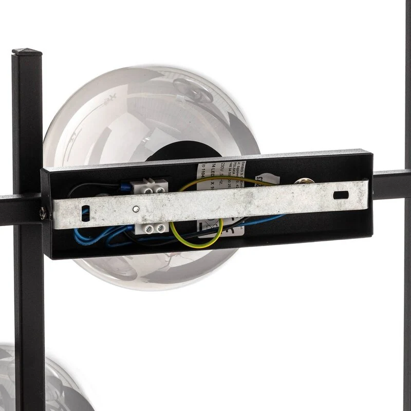 B-Ware EMIBIG Deckenlampe Smart schwarz/grafit 3-flammig Deckenleuchte Leuchte Lampe