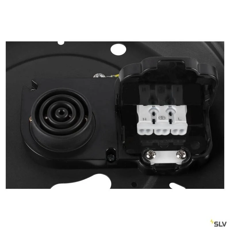 B-Ware SLV LED-Deckenleuchte Leuchte MEDO PRO 90 LED 74 W Schwarz