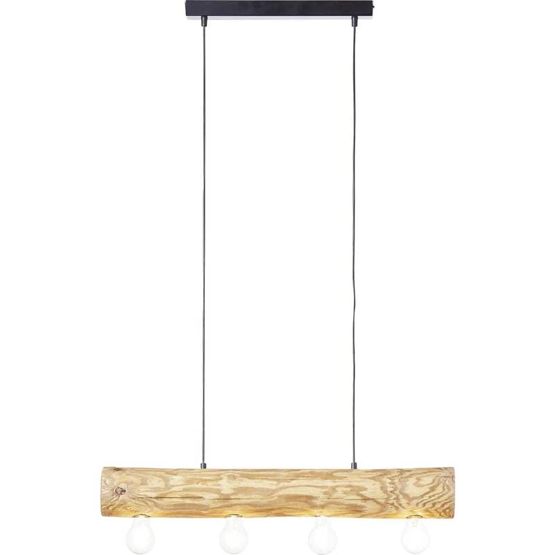 B-Ware Brilliant Trabo 99432/35 Pendelleuchte Lampe E27 Eiche Holz Esszimmer
