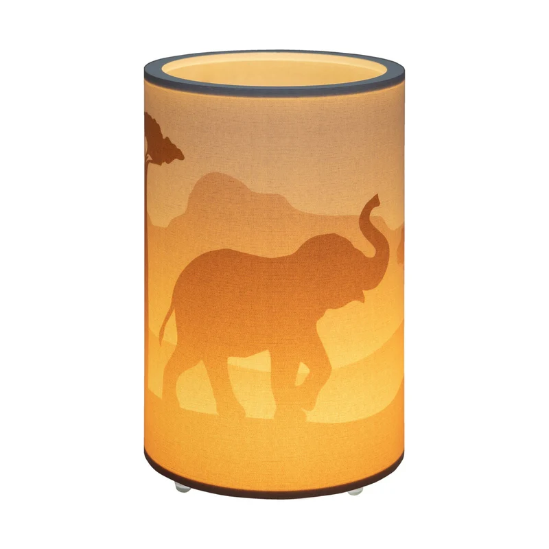 B-Ware Elobra Tischleuchte LED Leuchte Tischlampe 25/15 Scandi Savanne orange dimmbar