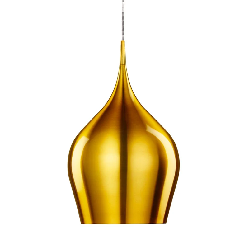 B-Ware Searchlight Hängeleuchte Vibrant Deckenlampe Wohnzimmerlampe E27 Ø 26cm gold