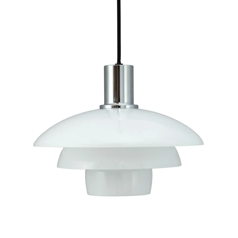 B-Ware Dyberg Larsen Pendellampe Hängelampe Morph Glas weiß Glaslampe opal 28 cm