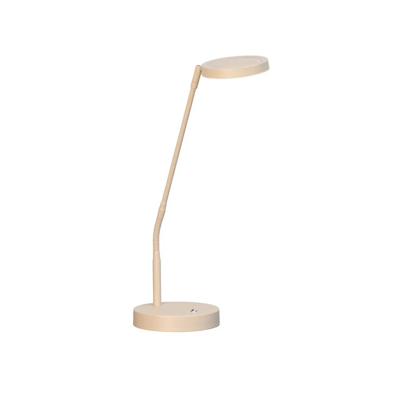 B-Ware FISCHER & HONSEL Tischleuchte Schreibtischlampe LED sand Dimmer Schalter Acryl