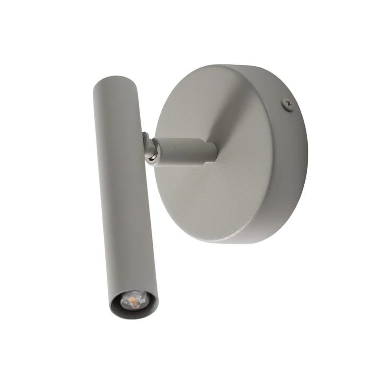 B-Ware SIGMA Wandleuchte Leuchte Wandlampe taupe Stahl G9 Lampe Höhe 15 cm
