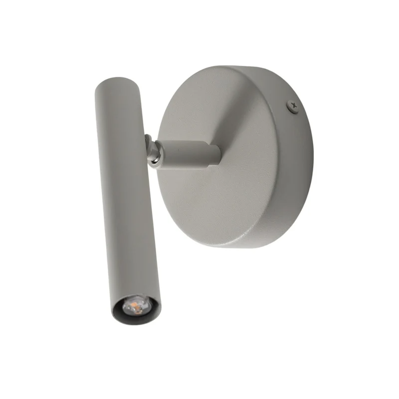 B-Ware SIGMA Wandleuchte Leuchte Wandlampe taupe Stahl G9 Lampe Höhe 15 cm