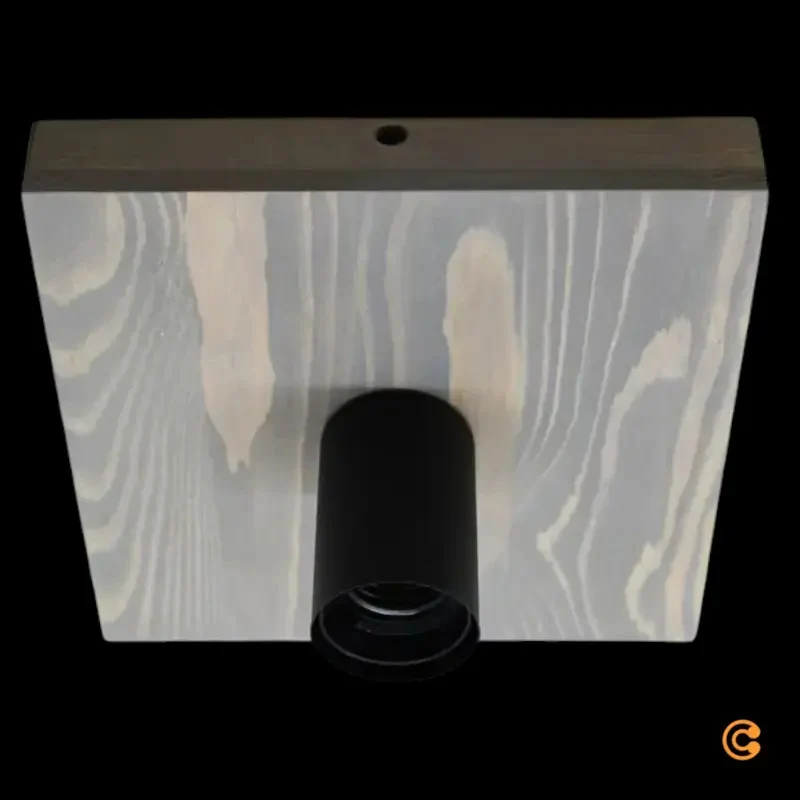B-Ware Envostar Deckenlampe Deckenleuchte Lobo Kiefer grau Lampe Leuchte LED E27