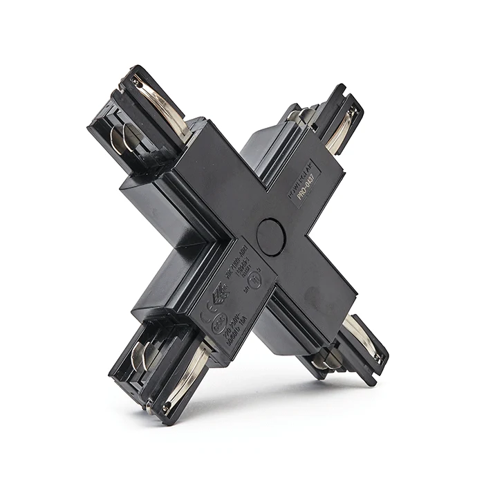 B-Ware PRO-0437-B 3Phasen Einspeiser Stromverbinder Schienensystem Farbe SCHWARZ