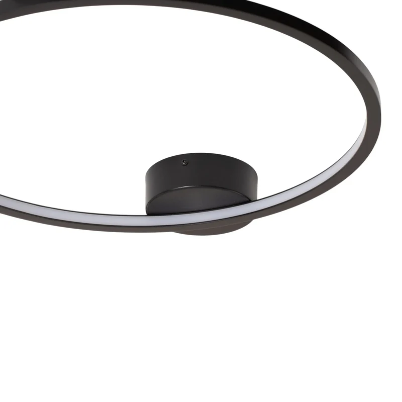 B-Ware Milagro Lighting Deckenleuchte Lampe Saturno LED schwarz Ringform universalweiß