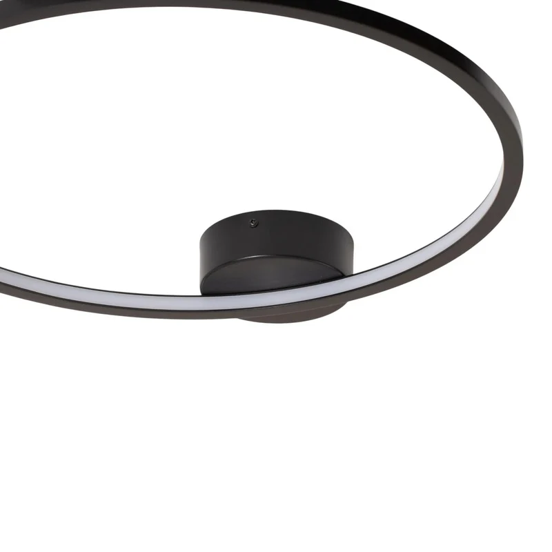 B-Ware Milagro Lighting Deckenleuchte Lampe Saturno LED schwarz Ringform universalweiß