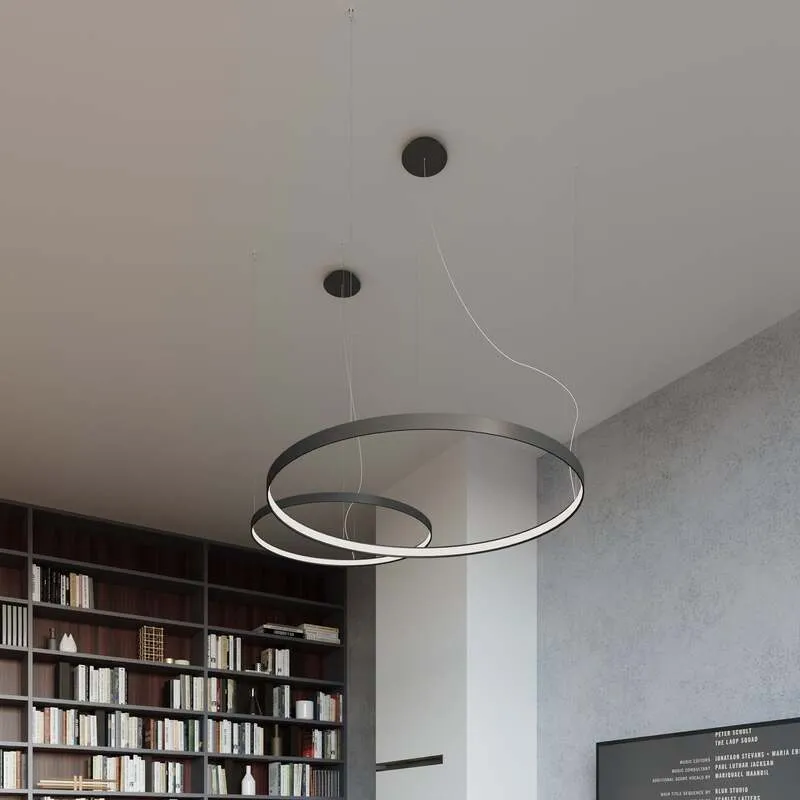B-Ware RIO 110 Pendelleuchte Hängeleuchte LED Deckenlampe schwarz Universalweiß Licht