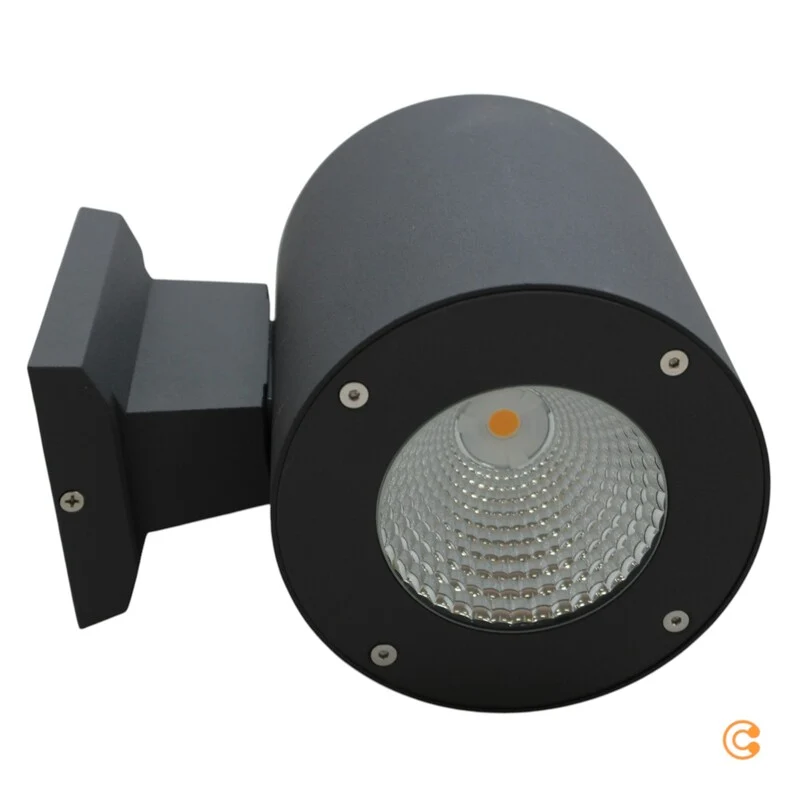 B-Ware LED Außenwandleuchte Tiago LED Wandlampe Außenleuchte Dunkelgrau IP54 Warmweiß