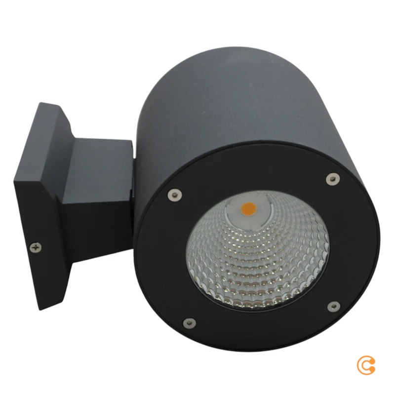 B-Ware LED Außenwandleuchte Tiago LED Wandlampe Außenleuchte Dunkelgrau IP54 Warmweiß