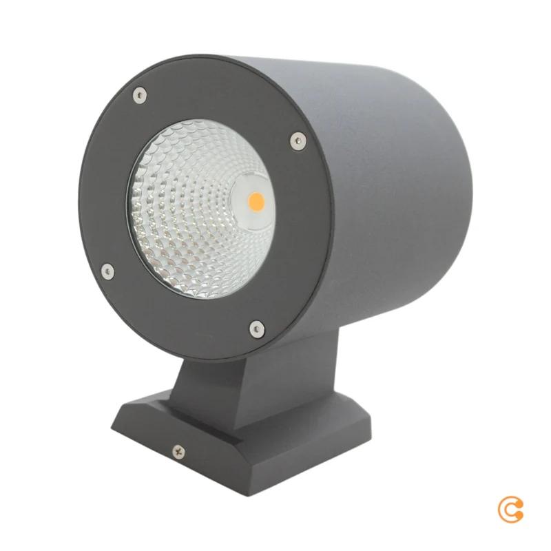 B-Ware LED Außenwandleuchte Tiago LED Wandlampe Außenleuchte Dunkelgrau IP54 Warmweiß
