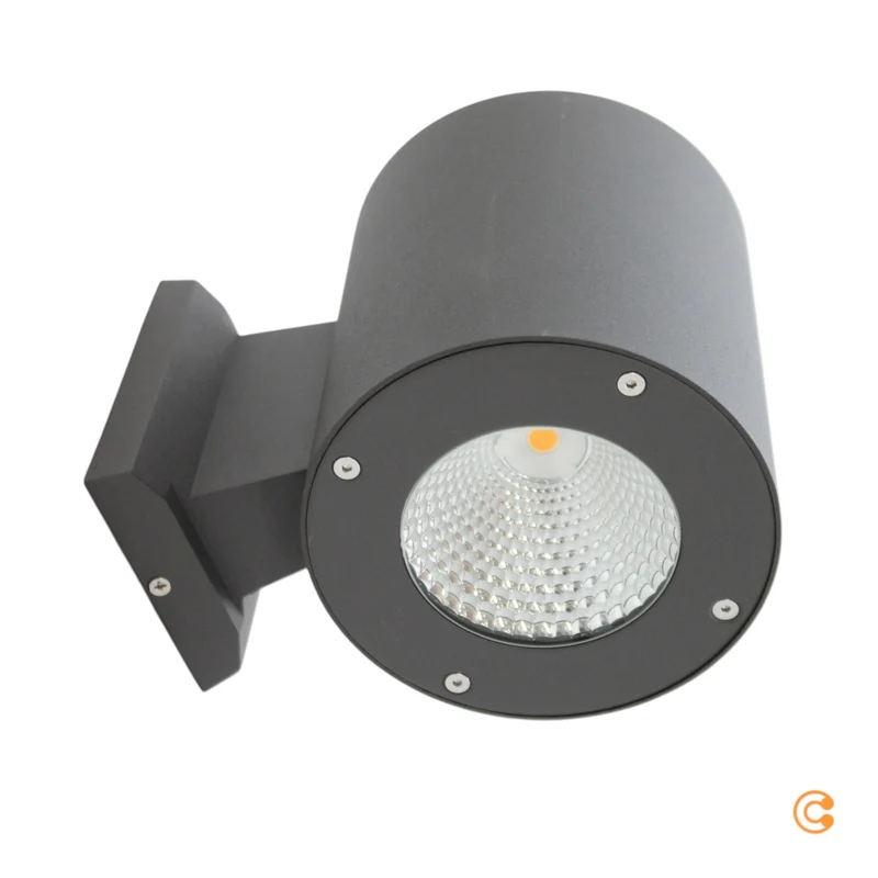 B-Ware LED Außenwandleuchte Tiago LED Wandlampe Außenleuchte Dunkelgrau IP54 Warmweiß