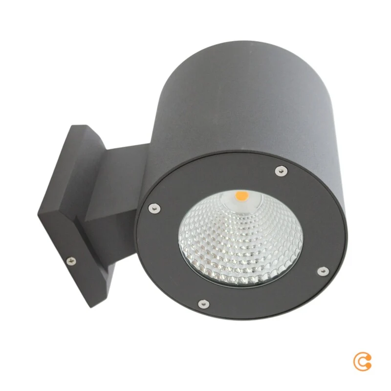 B-Ware LED Außenwandleuchte Tiago LED Wandlampe Außenleuchte Dunkelgrau IP54 Warmweiß
