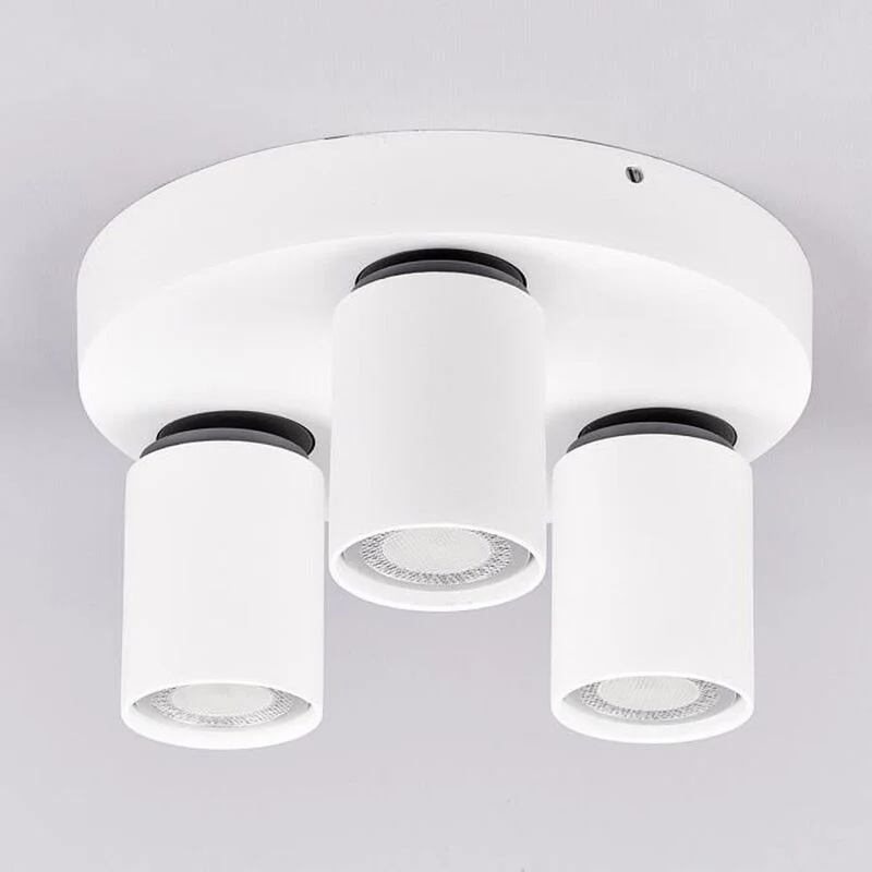 B-Ware Lampenwelt 3-flammiges LED-Deckenrondell Deckenlampe Lampe Leuchte Decke Sean