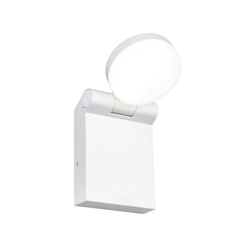 B-Ware Trio Lighting Außenwandleuchte Wandlampe LED Adour weiß matt kippbar IP44 CCT