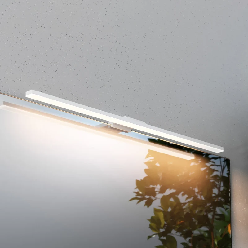 B-Ware MCJ LED Spiegelleuchte Lichtleiste Badleuchte Spiegel weiß 60cm IP44 3000K Lampe