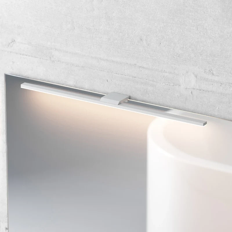 B-Ware MCJ LED Spiegelleuchte Lichtleiste Badleuchte Spiegel weiß 60cm IP44 3000K Lampe