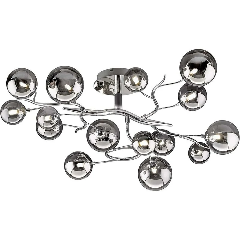 B-Ware Wofi Deckenlampe Jasmine Deckenlampe Lampe Leuchte Wohnzimmerlampe Glaskugeln