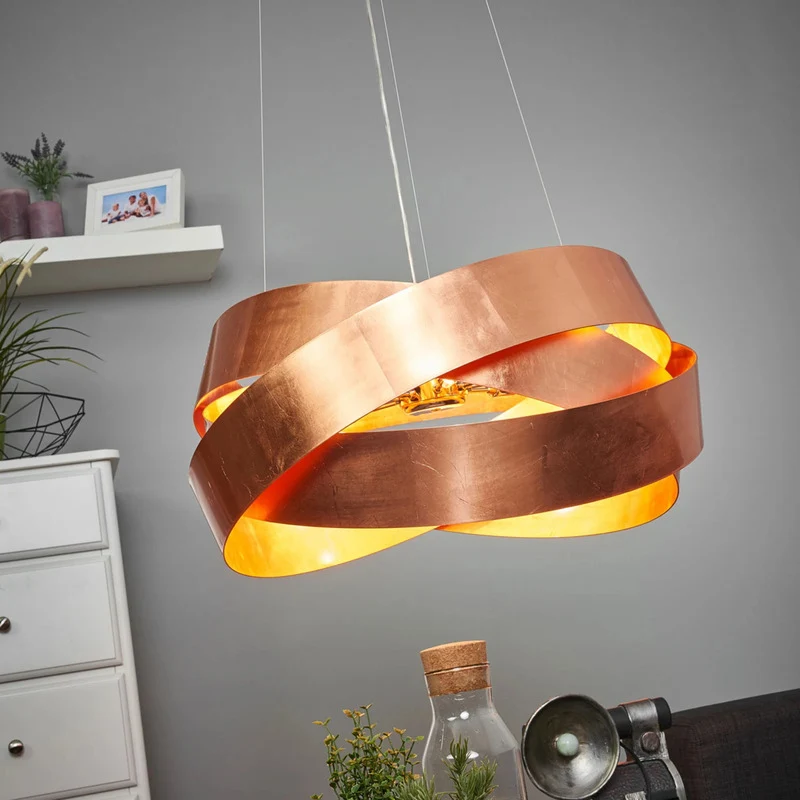 B-Ware Marchetti Hängeleuchte Pendelleuchte Pura Kupfer Metall Wohnzimmer Beleuchtung