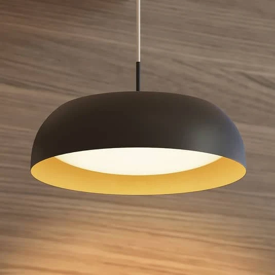 B-Ware Arcchio Karuna LED-Hängeleuchte Hängeleuchte Lampe Leuchte schwarz gold Metall