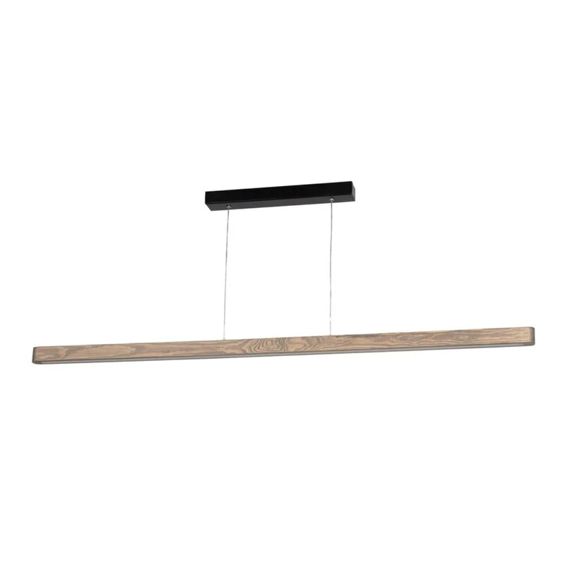 B-Ware Envostar Hängeleuchte Pendellampe Lineo LED Lampe Kiefer grau Beleuchtung 118cm