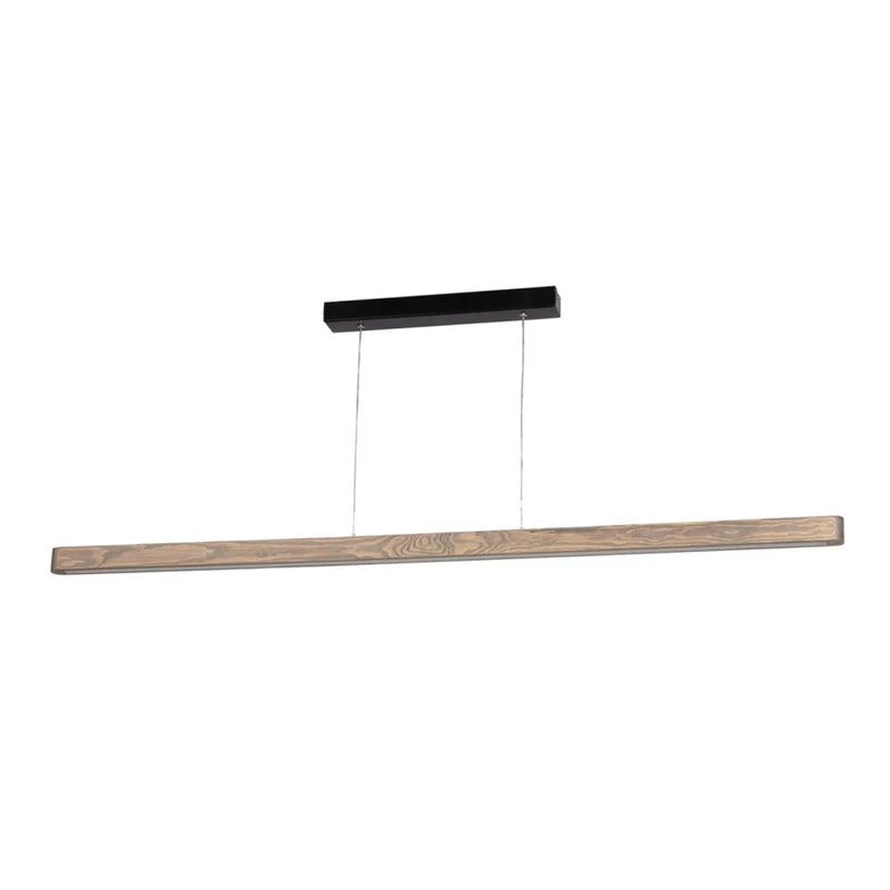 B-Ware Envostar Hängeleuchte Pendellampe Lineo LED Lampe Kiefer grau Beleuchtung 118cm