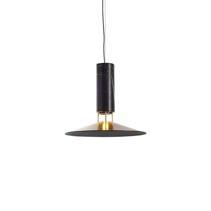 B-Ware Carpyen Hängelampe Rebound Pendelleuchte Deckenleuchte Lampe Marmor schwarz